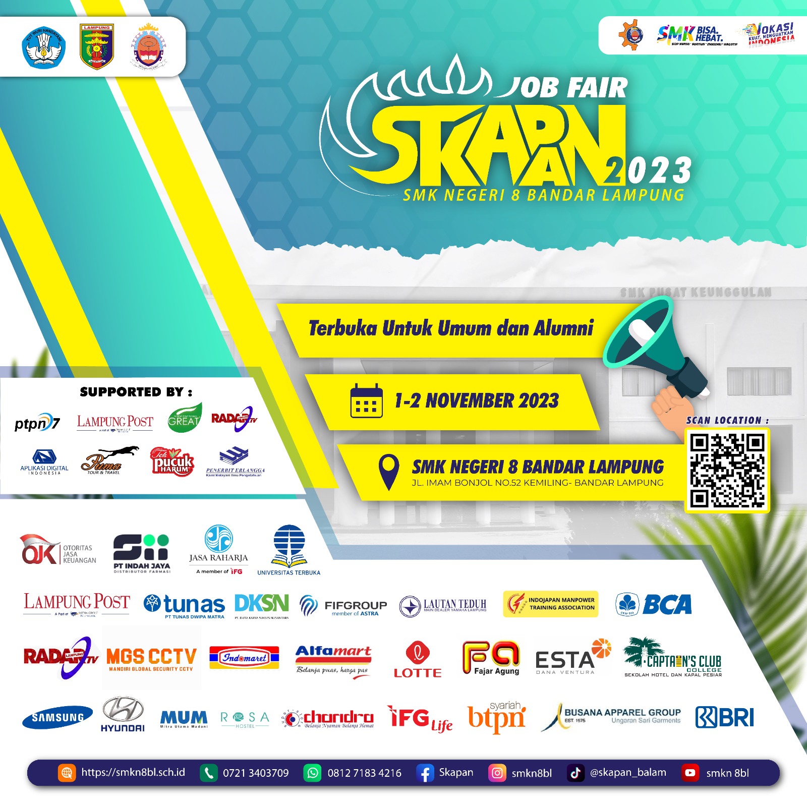 Job Fair SMK Negeri 8 Bandar Lampung
