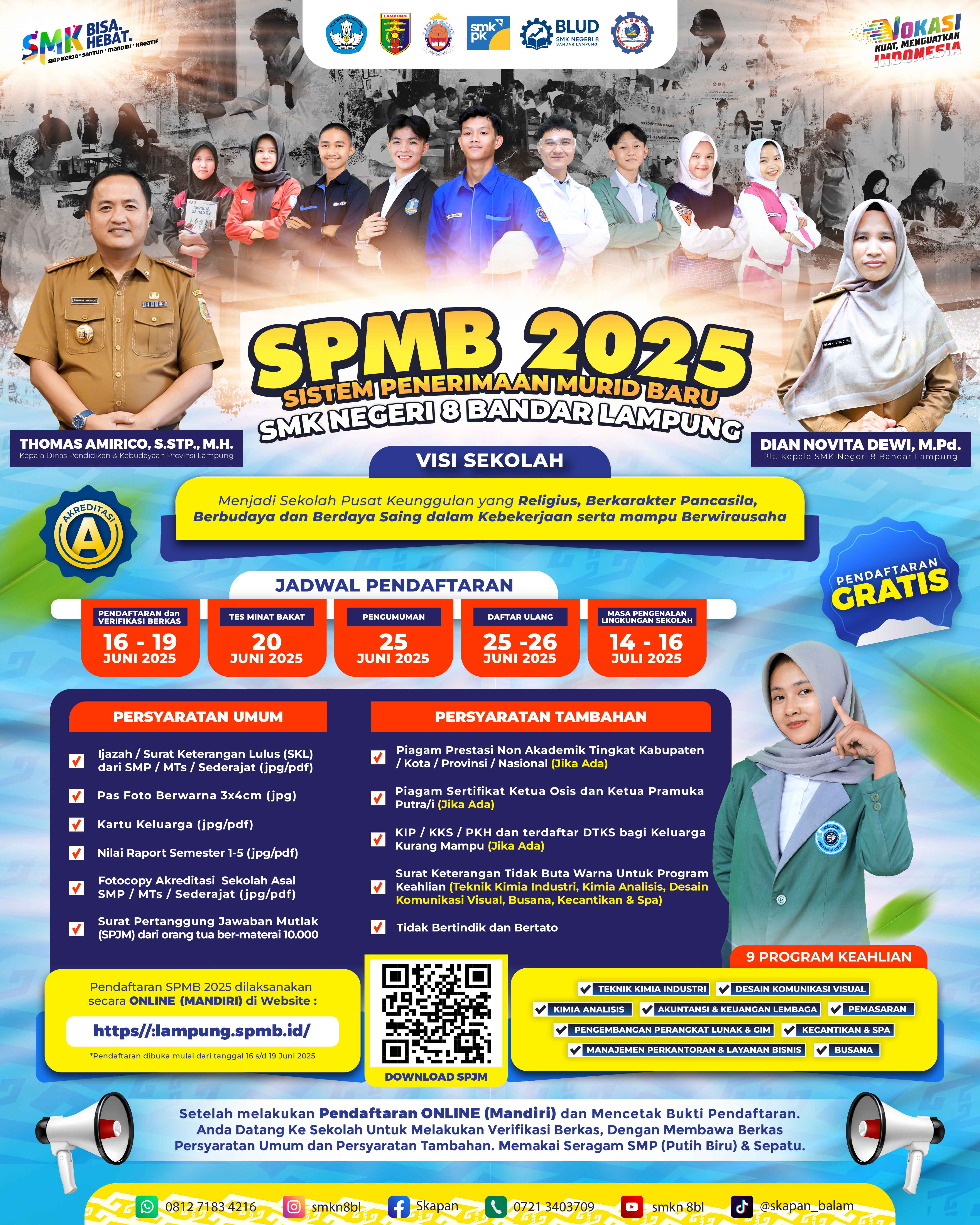 SPMB SMKN 8 BANDAR LAMPUNG