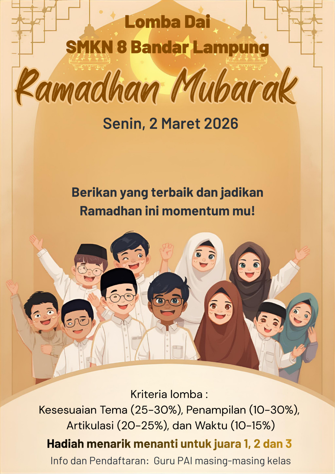 Lomba Da'i SMK Negeri 8 Bandar Lampung